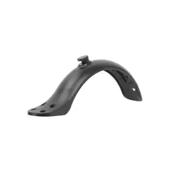 Un garde-boue noir pour trottinette, prêt à protéger des éclaboussures.
