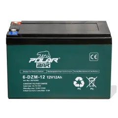 Batterie trottinette électrique 12V 12Ah Polar Bar, conçue pour les véhicules électriques.