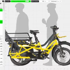 Comparaison de deux vélos cargo : le Tern GSD et le R&M Multicharger2, montrant qu'est-ce qu'un vélo cargo.