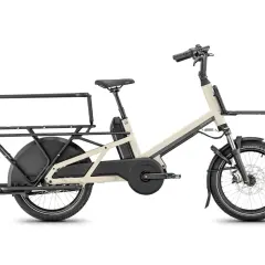 Vélo cargo électrique Moustache, idéal pour transporter vos affaires. Vérifiez la pression pneu vélo électrique moustache pour un trajet optimal.
