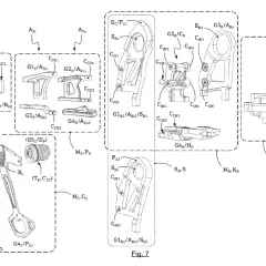 Schéma détaillé du schema derailleur arriere velo, montrant les différentes pièces et leurs assemblages.