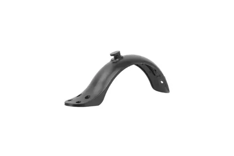 Un garde-boue noir pour trottinette, prêt à protéger des éclaboussures.