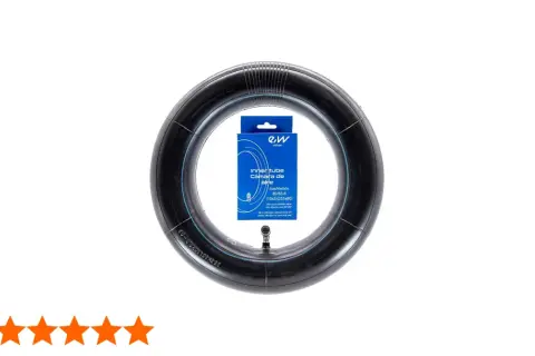 Chambre à air 255x80 pour roue de 6 pouces, avec valve coudée. Idéale pour trottinettes et vélos.