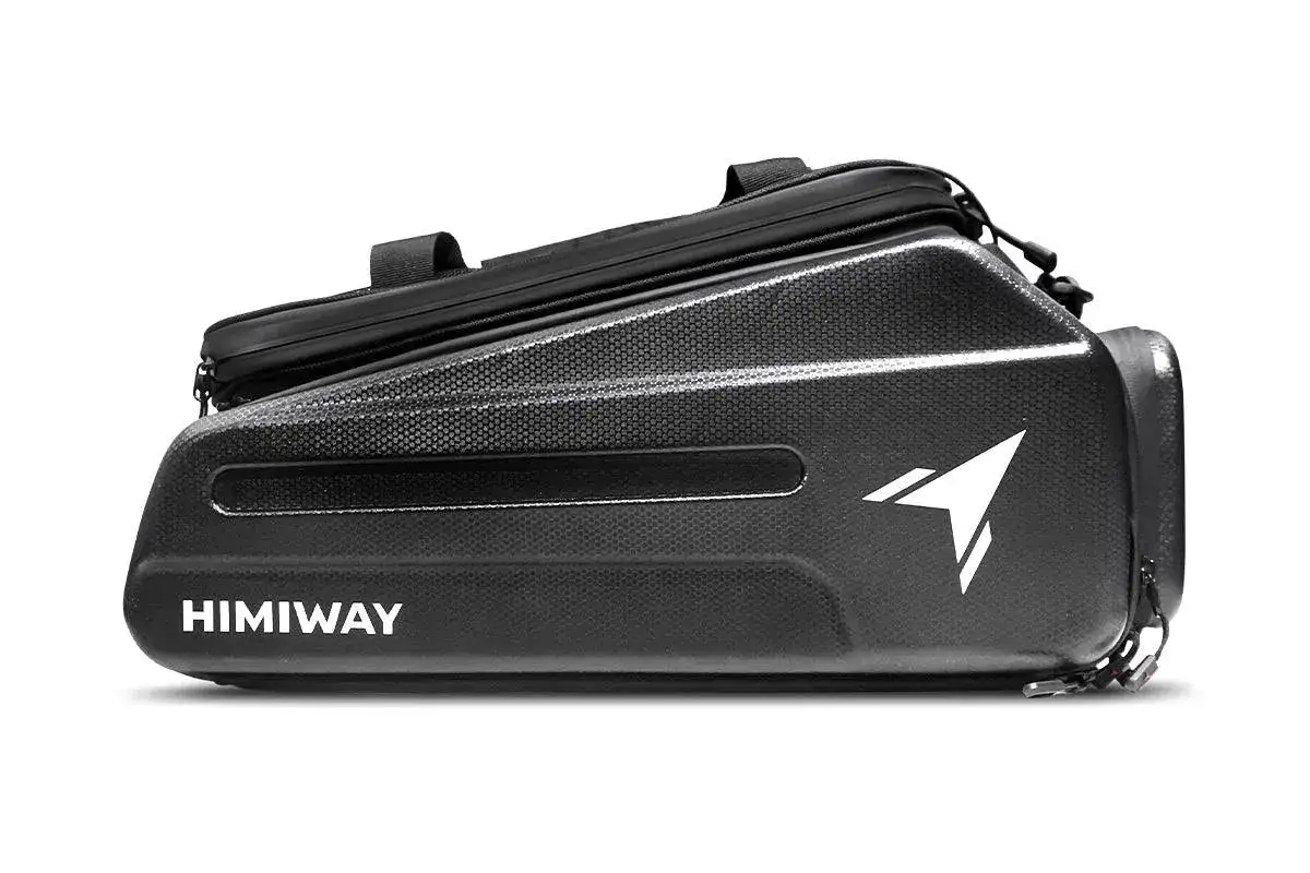 Sac de transport pour batterie v&eacute;lo &eacute;lectrique Himiway, au design carbone, id&eacute;al pour vos sorties.