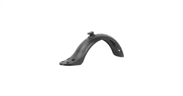 Un garde-boue noir pour trottinette, prêt à protéger des éclaboussures.
