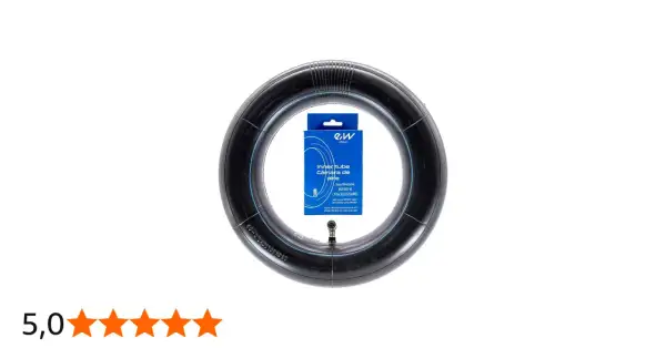 Chambre à air 255x80 pour roue de 6 pouces, avec valve coudée. Idéale pour trottinettes et vélos.